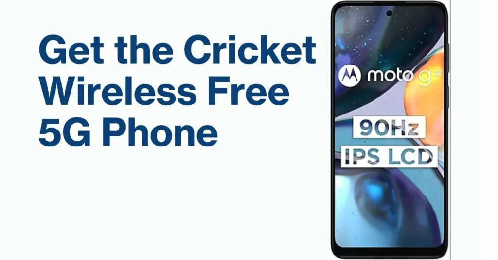 Cricket Wireless Free 5G Phone