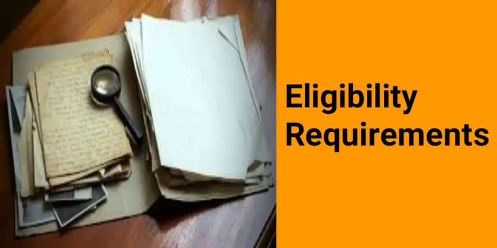 Eligibility Requirements