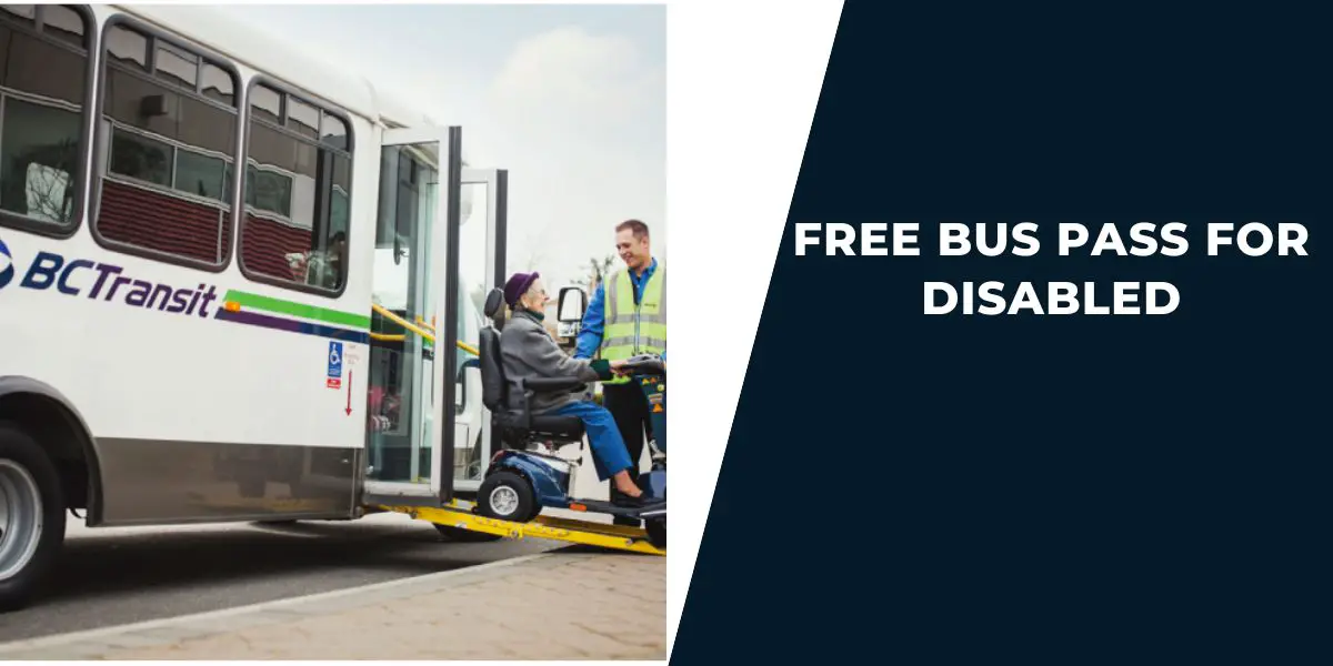 Free Bus Pass for Disabled