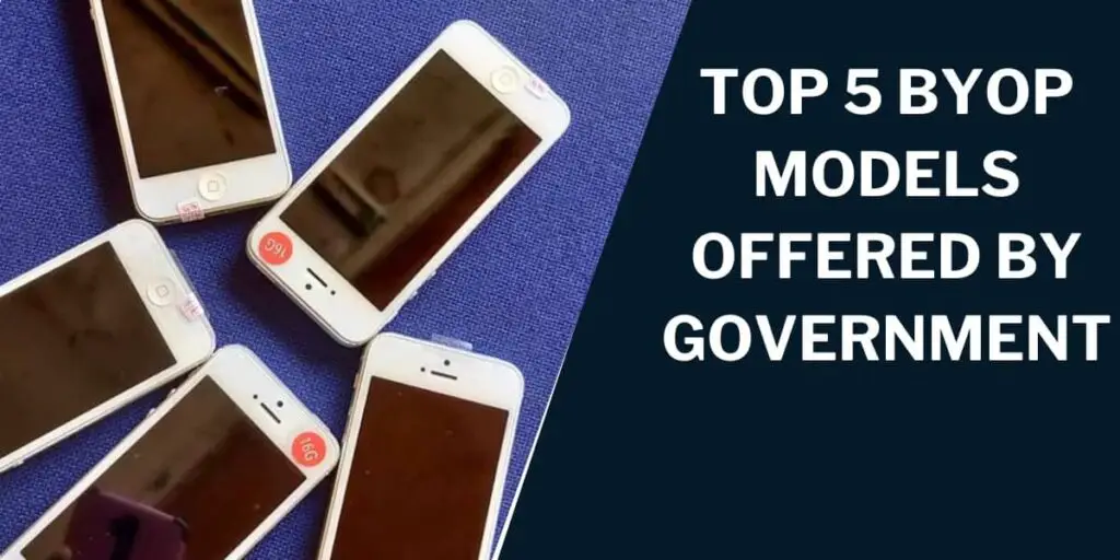 BYOP Government Phone Free: How to Get, Providers 3 Top 5 BYOP Models Offered by Government